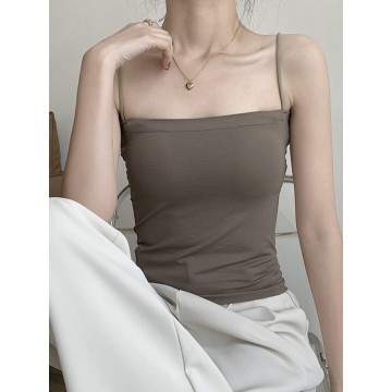 自帶胸墊百搭小吊帶(彈性)??